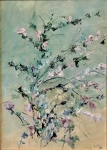 Schilderij met bloem